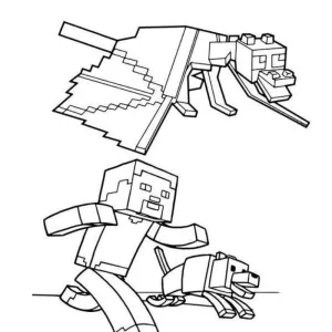 Desenho do Minecraft para colorir 37