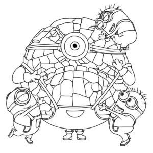 Desenho do Gru, o Maldisposto para colorir 58