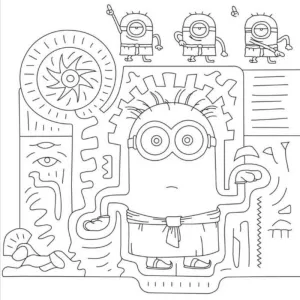 Desenho do Gru, o Maldisposto para colorir 62