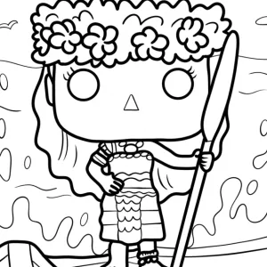 Desenho de Funko Pop para colorir 2