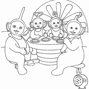 Desenho dos Teletubbies para colorir 9