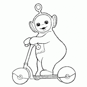 Desenho dos Teletubbies para colorir 11