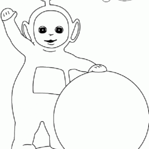 Desenho dos Teletubbies para colorir 12