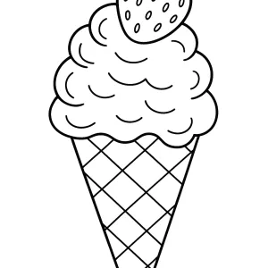 Desenho de morango para colorir 12