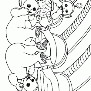 Desenho dos Teletubbies para colorir 13