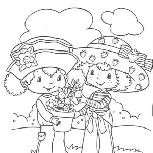 Desenho da Moranguinho para colorir 45