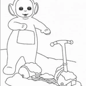 Desenho dos Teletubbies para colorir 14