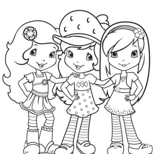 Desenho da Moranguinho para colorir 47
