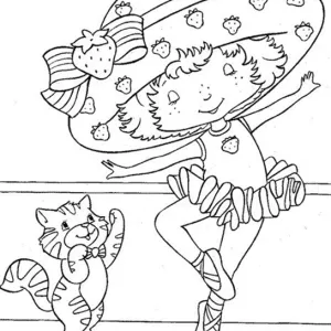Desenho da Moranguinho para colorir 48
