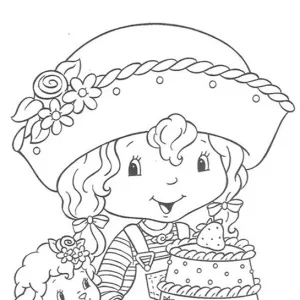 Desenho da Moranguinho para colorir 49