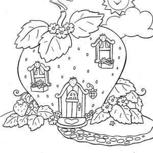 Desenho da Moranguinho para colorir 52