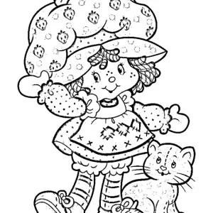 Desenho da Moranguinho para colorir 53