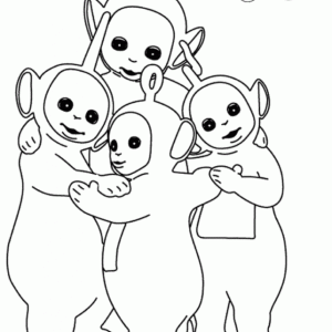 Desenho dos Teletubbies para colorir 15