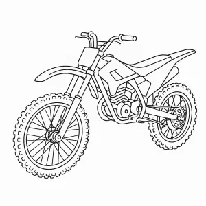 Desenho de mota para colorir 33