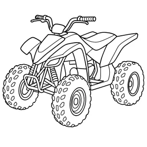 Desenho de mota para colorir 37
