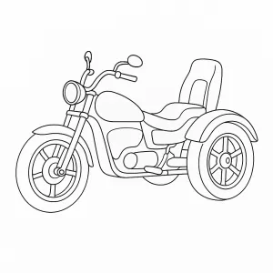 Desenho de mota para colorir 39