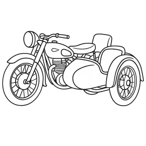 Desenho de mota para colorir 42