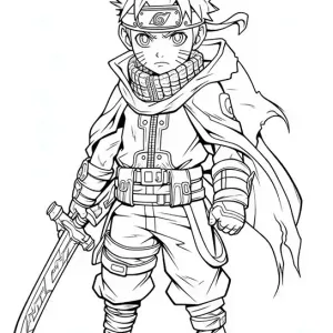 Desenho do Naruto para colorir 10
