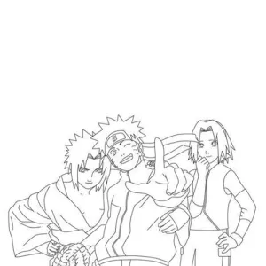 Desenho do Naruto para colorir 11