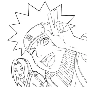Desenho do Naruto para colorir 16