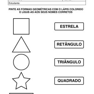 Ficha de alfabetização para colorir 1