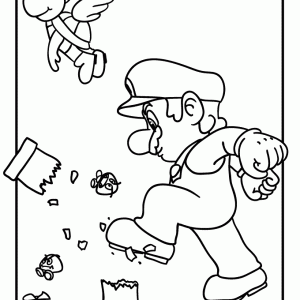 Desenho do Mario Bros para colorir 28