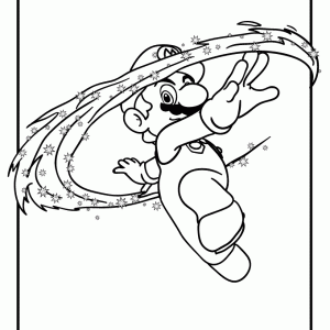Desenho do Mario Bros para colorir 32