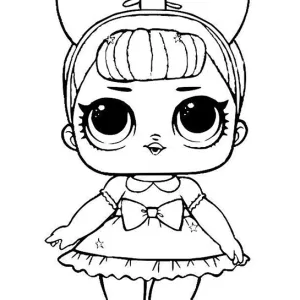 Desenho de boneca L.O.L. Surprise! para colorir 34