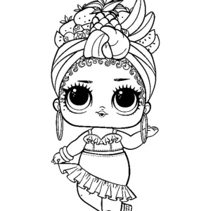 Desenho de boneca L.O.L. Surprise! para colorir 35
