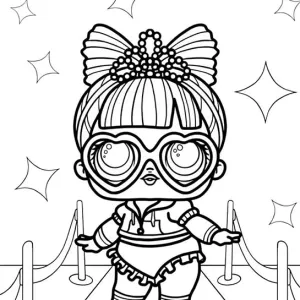 Desenho de boneca L.O.L. Surprise! para colorir 37