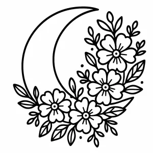Desenho de lua para colorir 12