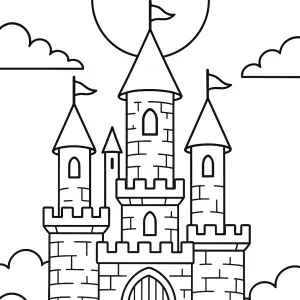 Desenho de lua para colorir 15