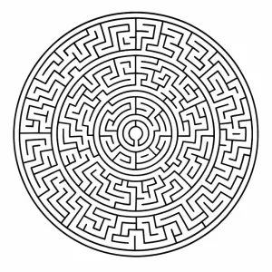 Mandala para colorir 41