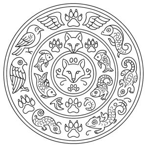 Mandala para colorir 42