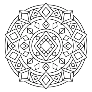 Mandala para colorir 44