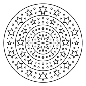 Mandala para colorir 45