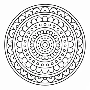 Mandala para colorir 46
