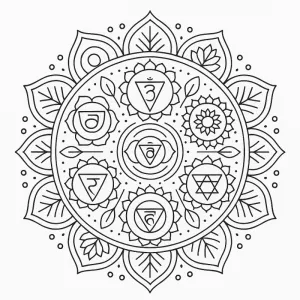 Mandala para colorir 48