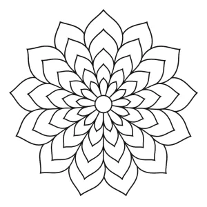 Mandala para colorir 49