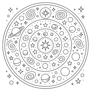 Mandala para colorir 52