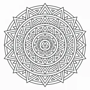 Mandala para colorir 54