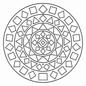 Mandala para colorir 56