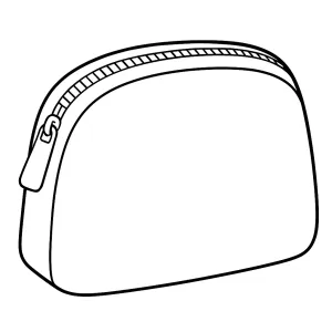 Desenho de maquilhagem para colorir 12
