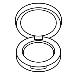 Desenho de maquilhagem para colorir 14