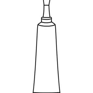 Desenho de maquilhagem para colorir 15