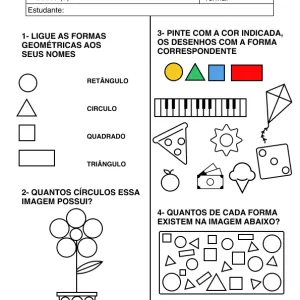 Ficha de alfabetização para colorir 4