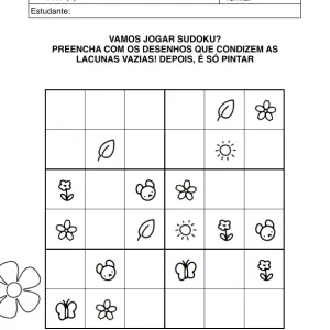 Ficha de alfabetização para colorir 10
