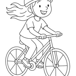 Desenho de menina para colorir 57