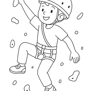 Desenho de menino para colorir 11