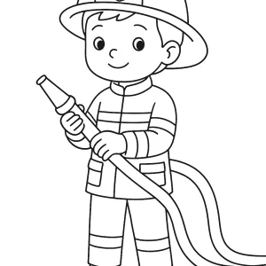 Desenho de menino para colorir 13